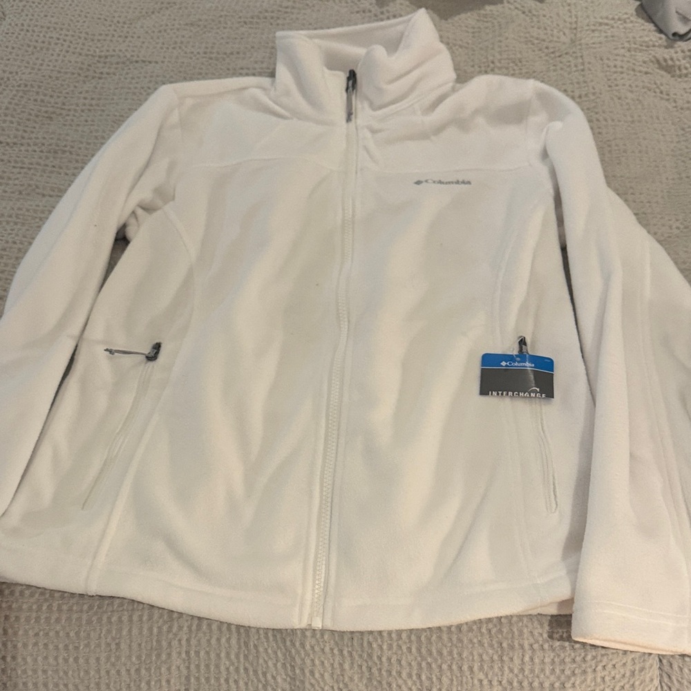Columbia Women's White Fleece Jacket